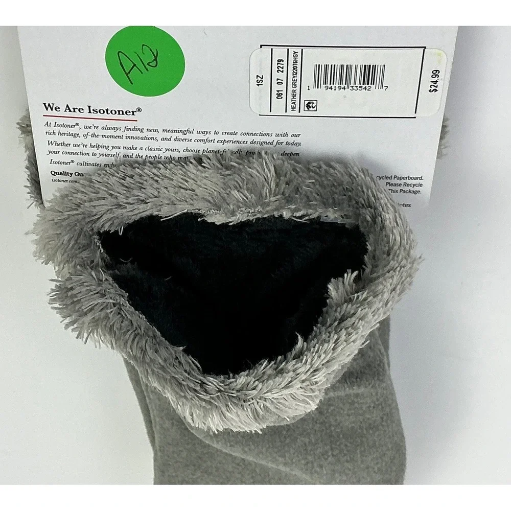 Isotoner Women's SmartDri Fleece‎ Touchscreen Compatible Gloves Repels Rain Snow - Picture 4 of 9